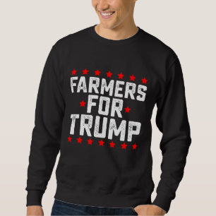 Farmers for Trump Presidential Election Vintage Sweatshirt