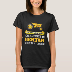 Farmers grandpa father tractor farmer plants farme T-Shirt