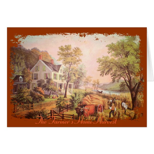Farmer's Home Harvest Card (Front Horizontal)
