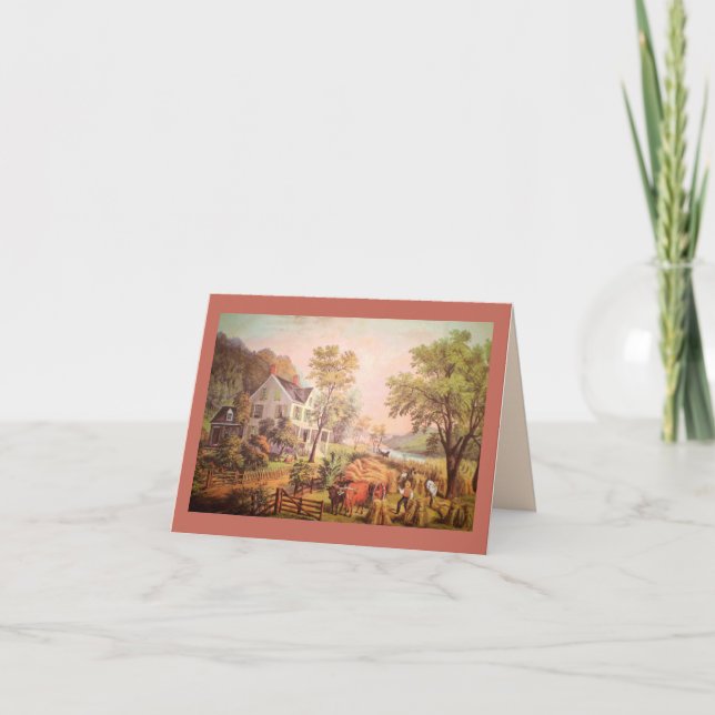 Farmer's Home Harvest Thank You Card (Front)