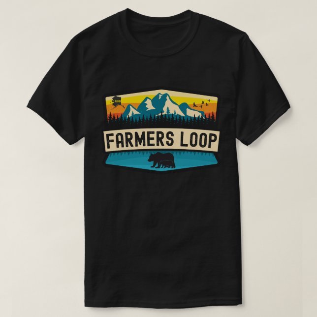 Farmers Loop, Alaska T-Shirt (Design Front)