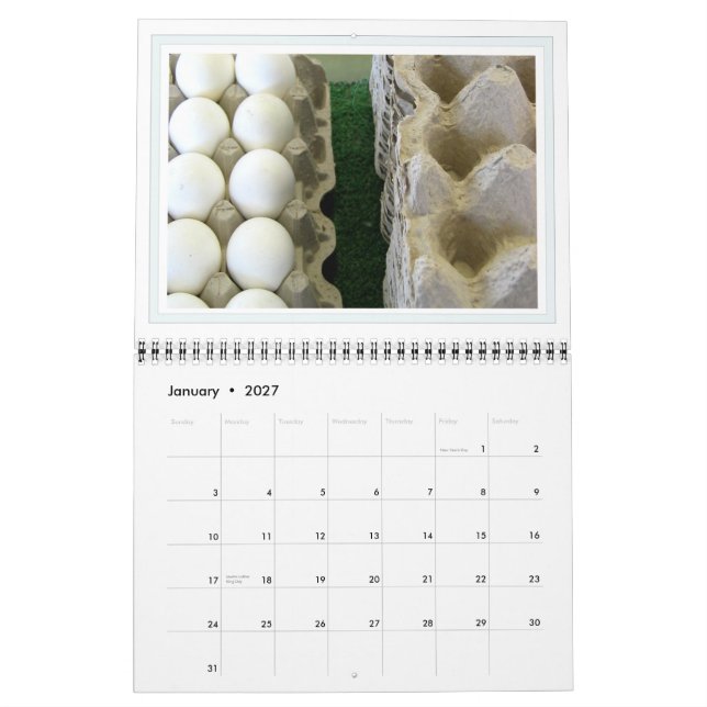 Farmers' Market 2015 calendar (Jan 2027)