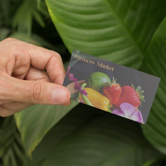 Farmers Market (A) Business Card (Creator Uploaded)