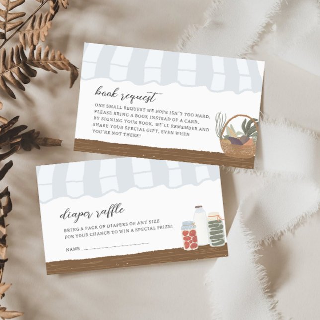 Farmer's Market Baby Diaper Raffle Enclosure Card (Creator Uploaded)