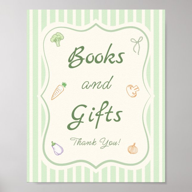 Farmers Market Baby Shower Books and Gifts  Poster (Front)