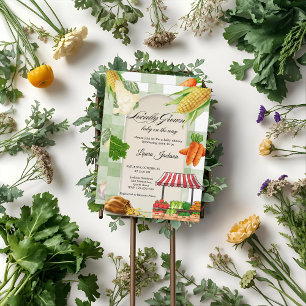 Farmers Market Baby Shower Invitation