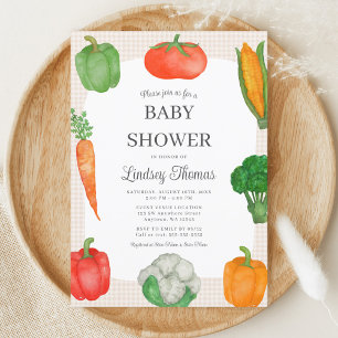 Farmers Market Baby Shower Invitation