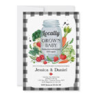 Farmers Market Baby Shower Locally Grown Baby Invi