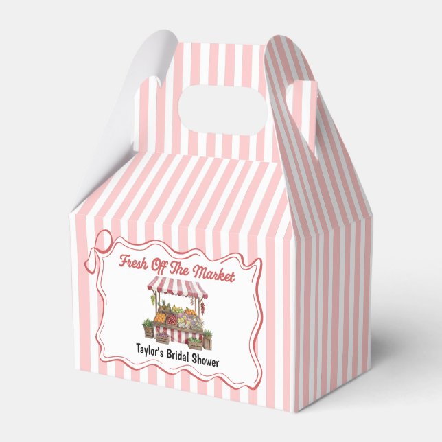 Farmers Market Bridal Shower  Favour Box (Front Side)