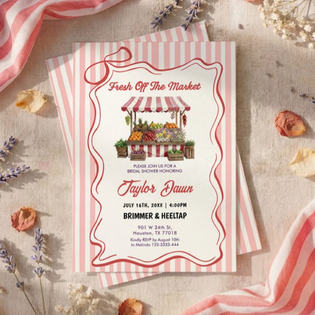 Farmers Market Bridal Shower Invitation (Creator Uploaded)
