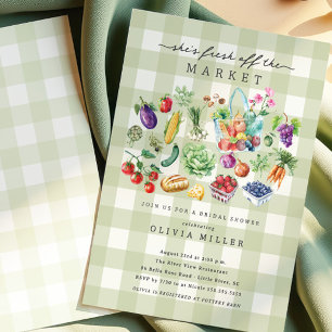 Farmer's Market Bridal Shower Invitation