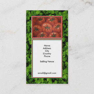 Farmers Market Business Card