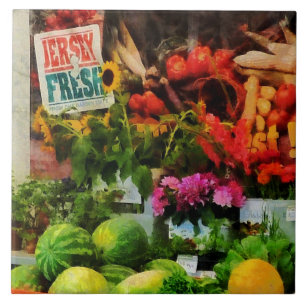 Farmer's Market Ceramic Tile