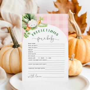 Farmers market fall pink game predictions for baby