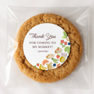 Farmers Market Farm Fresh Birthday  Classic Round Sticker