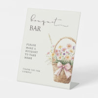 Farmers Market Floral Bridal Shower Bouquet Bar