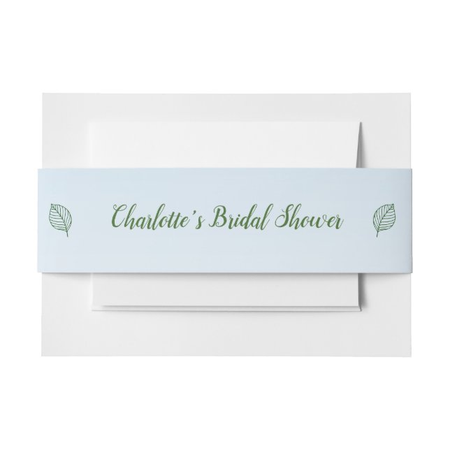 Farmers Market, Fresh off the Market Bridal Shower Invitation Belly Band (Front Example)