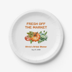 Farmers Market Fresh Off The Market Bridal Shower  Paper Plate