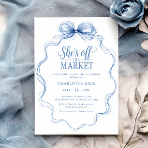 Farmers Market Hand Drawn Bridal Shower Invitation