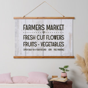 FARMERS MARKET HANGING TAPESTRY