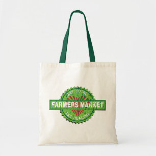 Farmers Market Heart Tote Bag