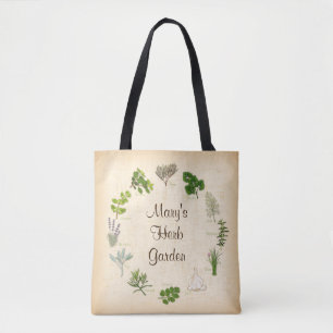 Farmers Market Herb Garden Tote Bag