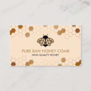 Farmers Market Honey Business Card