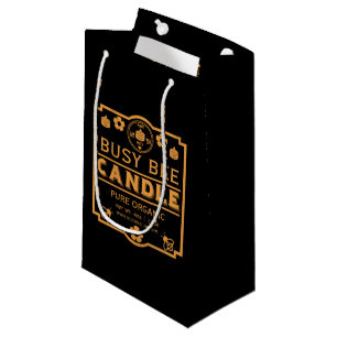 Farmers Market Honey Candles Small Gift Bag