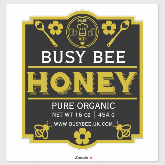 Farmers Market Honey Jar (Sheet)