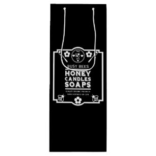 Farmers Market Honey Product Wine Gift Bag