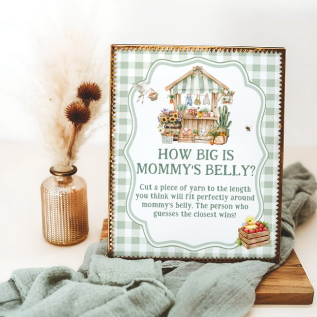 Farmers Market How Big is Mummy's Belly Poster (Creator Uploaded)