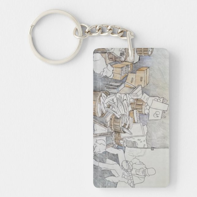 Farmer's Market Keychain (Front)