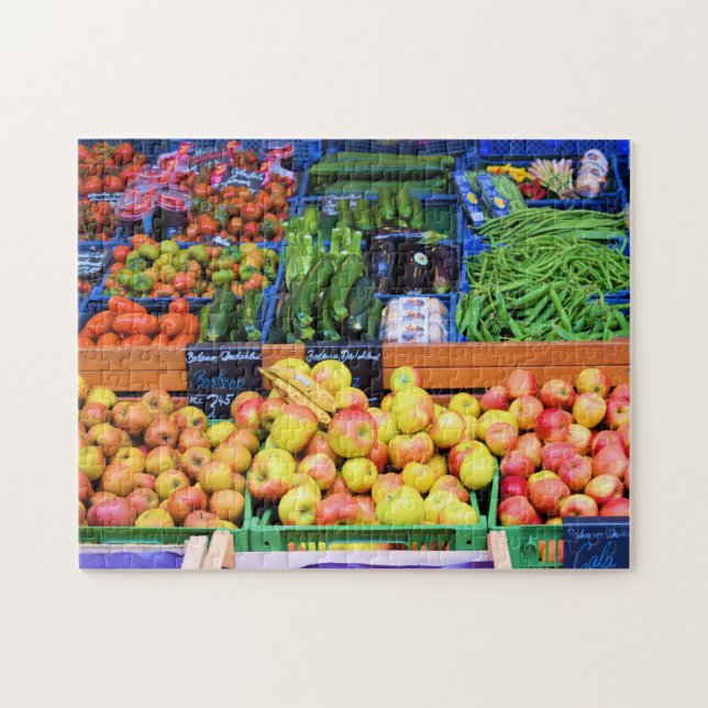 Farmer's Market Picking - 11x14 - 252 pcs. Jigsaw Puzzle (Horizontal)