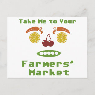Farmers Market Postcard