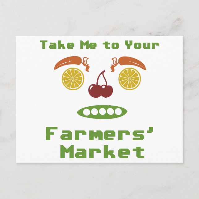 Farmers Market Postcard (Front)