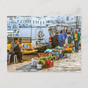 Farmers market postcard