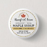 Farmer's Market Promotional Maple Syrup Gold Leaf