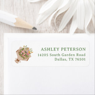 Farmers Market Theme Return Address Label