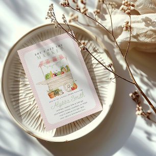 Farmers Market Vegetable Stand Bridal Shower Invitation