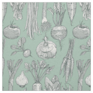 farmer's market vegetables balsam duck egg fabric