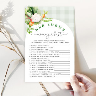 Farmers market Who knows mummy best game