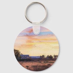 Farmers Morning Painterly Key Ring