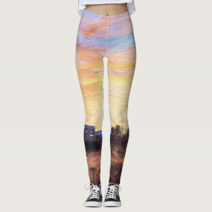 Farmers Morning Painterly Leggings
