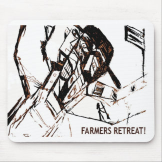 FARMERS RETREAT white Mouse Pad