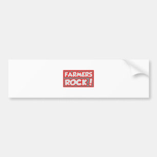 Farmers Rock! Bumper Sticker