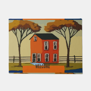 Farmers Style Country House, Personalise Floor Mat