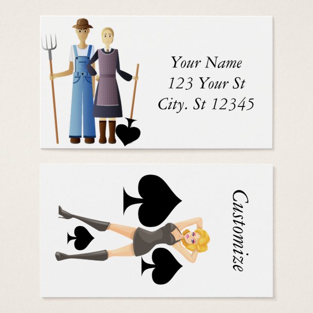 Farmer's Wife Queen of Spades Thunder_Cove (Front & Back)