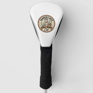 Farmer's Wife Rural Women Cat Farmer's Wife Rural Golf Head Cover