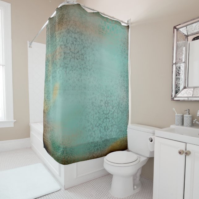 Farmhouse Antique Rustic Home Decor Shower Curtain (In Situ)