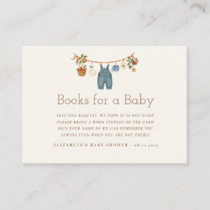 Farmhouse Baby Clothesline Enclosure Card
